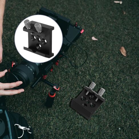 Telescope Dovetail Saddle Clamp Base with 1/4 Thread Hole Black in Kuwait