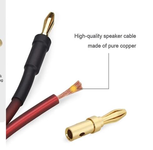 LONPOO Oxygen Free Pure Copper 14 Gauge Speaker Wire in Kuwait
