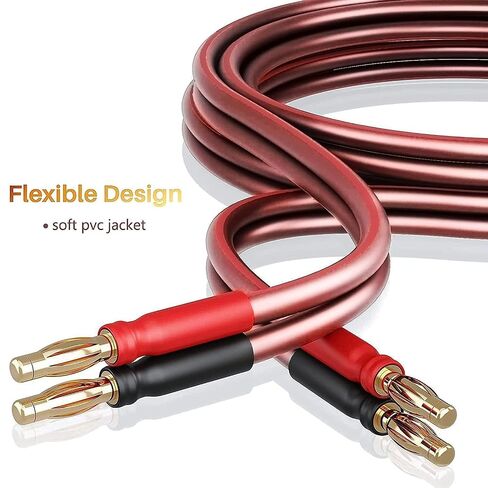 LONPOO Oxygen Free Pure Copper 14 Gauge Speaker Wire in Kuwait
