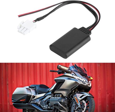Cryfokt 3 Pin AUX Bluetooth Adapter for GL1800 Goldwing Motorcycle in Kuwait