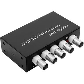 Metal Housing 1 Input 4 Output Video Distributor Supports AHDs CVIs TVIs BNC Cameras Security Camera Splitter in Saudi Arabia