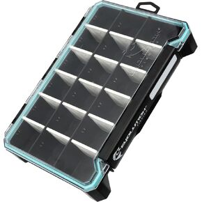 Evolution Fishing BallistiX 3.6 Tackle Tray - Waterproof, Anti-Corrosion, Single Latch, Clear Lid, Lure Box, Tackle Storage Box, Removable Dividers in Kuwait
