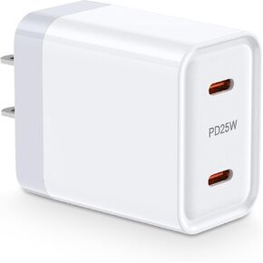 USB C Charger Block 25W Super Fast Charging for iPhone 17e 17 Pro Max 17 in Kuwait