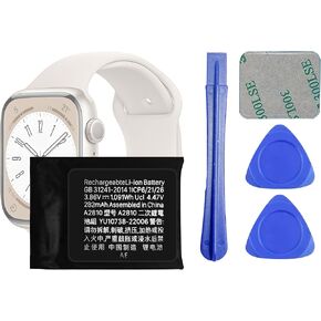 A2810 Battery Compatible with iWatch Series 8 41mm Replacement Battery for A2772 A2773 with Repair Tool kit in Kuwait
