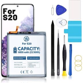 6000mAh EB-BG980ABY Battery for Galaxy S20 SM-G980/SM-G980F + Adhesive Tape & Tool in Kuwait
