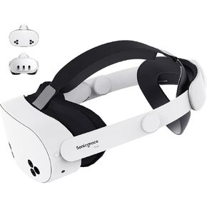 Sonicgrace S3 Pro Battery Head Strap for Meta Quest 3 and Quest 3S, 20W Fast Charging with Magnetic Battery Pack, Comfort VR Headset Strap Replacement Accessories in Kuwait