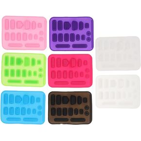 8 Sets Silicone Dustproof Plug Cover Set for Laptop USB Ports in Kuwait