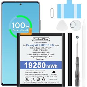 ElephantStory Replacement Battery for Samsung Galaxy A71 5G High Capacity in Kuwait