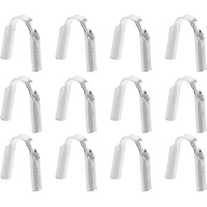 12pcs Sterling Silver Necklace End Protector U Shape Wire Guard in Kuwait