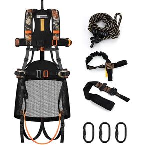 Kalkal Tree Stand Safety Harness for Hunting with Saddle Bridge Safety Rope in Kuwait