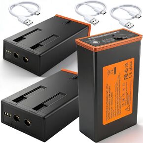 MMA-EM8-3 3PCS Battery Compatible with Edge Series Cellular Trail Camera Battery Moultrie Edge, Edge 2 PRO, Edge 2, Edge PRO, 54Wh 5000mAh in Saudi Arabia