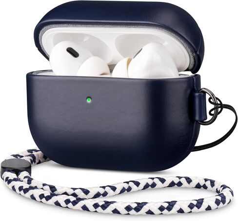 Maogoam Genuine Crazy Horse Leather Case Cover for Apple AirPods Pro 3 2025 in Kuwait