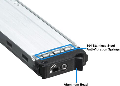 Kingwin M.2 Nvme SSD to PCIe 3.0/4.0 Removable SSD Mobile Rack for PCIe Expansion Slot Tool-Less Installation and Triangle Key Lock in Kuwait