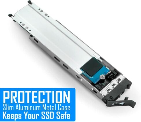 Kingwin M.2 Nvme SSD to PCIe 3.0/4.0 Removable SSD Mobile Rack for PCIe Expansion Slot Tool-Less Installation and Triangle Key Lock in Kuwait