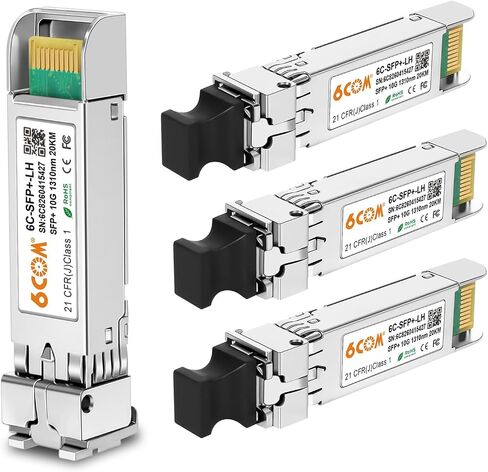 10Pack 10GBase-LR SFP+ Transceiver, 10G Dual LC Single Mode Module in Kuwait