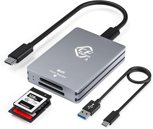 CFexpress Type A & SD Dual-Slot Card Reader, 10Gbps USB 3.2 Gen 2 Adapter in Kuwait