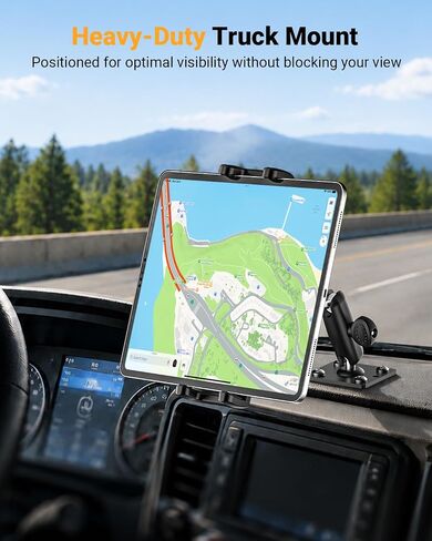 Charchendo Heavy Duty Truck Drill Tablet Mount, Metal AMPS ELD Holder in Kuwait