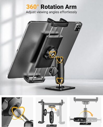 Charchendo Heavy Duty Truck Drill Tablet Mount, Metal AMPS ELD Holder in Kuwait