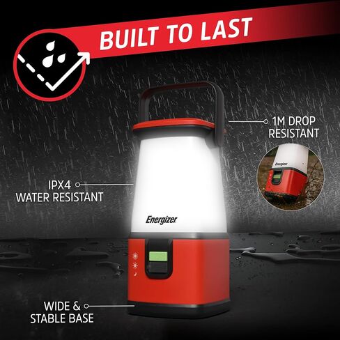 ENERGIZER WeatheReady LED Camping Lantern PRO-360, IPX4 Water Resistant Tent Light, Ultra Bright Battery Powered Lanterns for Camping, Outdoors, Emergency Power Outage in Kuwait