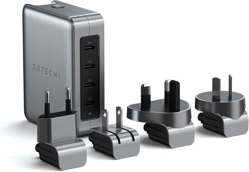 Satechi 145W 4-Port GaN Travel Charger, USB-C PD 3.1 Fast Charging in Kuwait