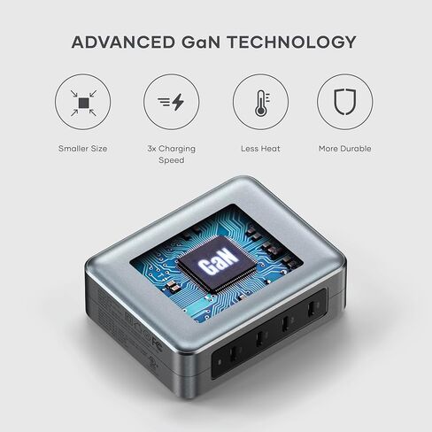 Satechi 145W 4-Port GaN Travel Charger, USB-C PD 3.1 Fast Charging in Kuwait