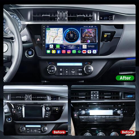 Android 15 Car Radio Stereo for Toyota Corolla 2014-2016 in Saudi Arabia