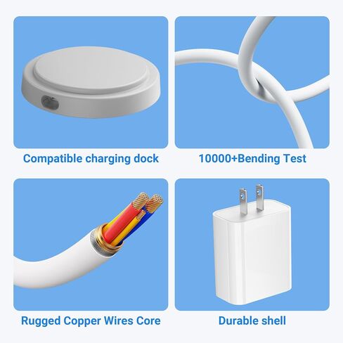 Charger for Yoto Player (3rd Gen) Magnetic Charging Dock Compatible with Yoto Player 3rd Gen Audio Speaker Power Supply Replacement Original Charging Base USB-C Adapter Cord in Kuwait