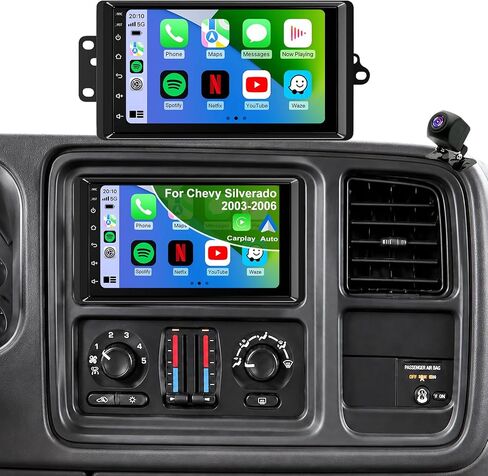 7" Car Radio Stereo for Chevy Silverado GMC Sierra 1500 2500 3500 2003-2006 in Saudi Arabia