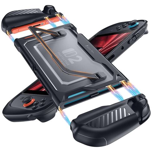 GolbinBox Hard Shell for Nintendo Switch 2 Grip Case with Kickstand, Black in Kuwait