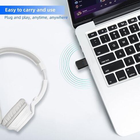 Bluetooth Adapter for PS5, PS4, Mac, BT5.2 Audio Adapter with aptX LL in Kuwait