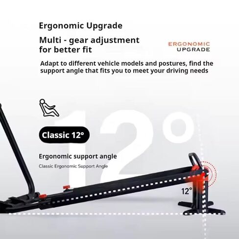 Simulated Racing Pedal Height Increasing Stand Panel Adjustable Angle For Playseat Challenger Seat Pedal Modification; Detachable stand split state of the bracket For Playseat Challenger Seat Accessories kit in Kuwait