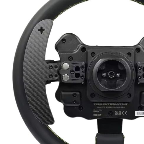 2PCS Carbon Fiber Paddle Shifter For Thrustmaster Evo Racing 32R Leather Wheel Add On;Racing Game Mod Modification Parts Accessories Compatible with Thrustmaster T818 EVO 32R Direct Drive Racing Wheel in Kuwait
