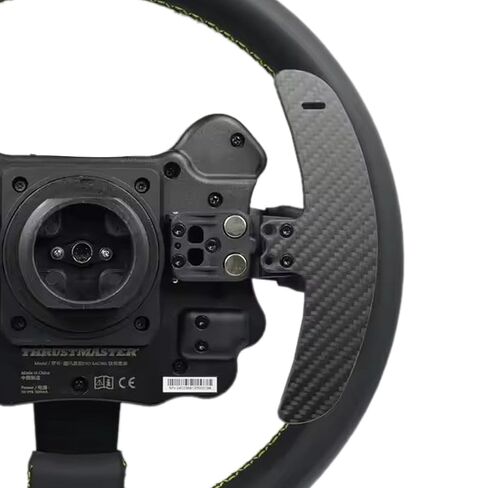2PCS Carbon Fiber Paddle Shifter For Thrustmaster Evo Racing 32R Leather Wheel Add On;Racing Game Mod Modification Parts Accessories Compatible with Thrustmaster T818 EVO 32R Direct Drive Racing Wheel in Kuwait