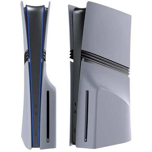 Faceplate for PS5 Pro Drive Edition, PS5 Pro Cover Face Plates ABS Hard Shockproof Anti-Scratch Dustproof Protective Skin Shell Accessories for PlayStation 5 Pro Console CD-ROM Version -Black in Kuwait