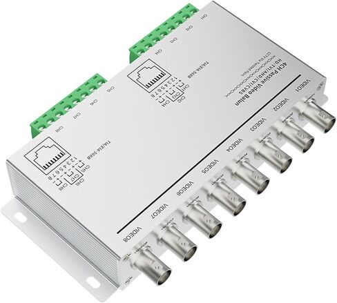 Toolless Installation 8Channels Transmission Module for Security Camera Systems Using Existing Cabling Long Distances Signals Transmitters in Saudi Arabia