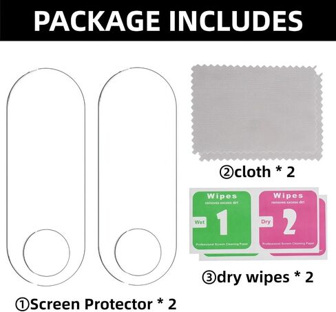 2 Pack Screen Protector Compatible with MILESEEY GeneSonic Pro Golf Speaker, High Definition Anti-Scratch HD Clear Film for Detachable GPS Rangefinder Handheld in Kuwait