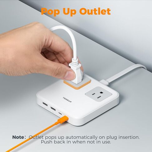6-in-1 Charging Station 67W USB C Power Strip with 5ft Extension Cord in Kuwait