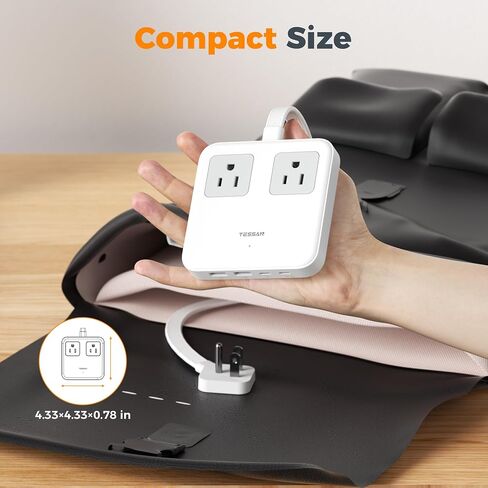 6-in-1 Charging Station 67W USB C Power Strip with 5ft Extension Cord in Kuwait