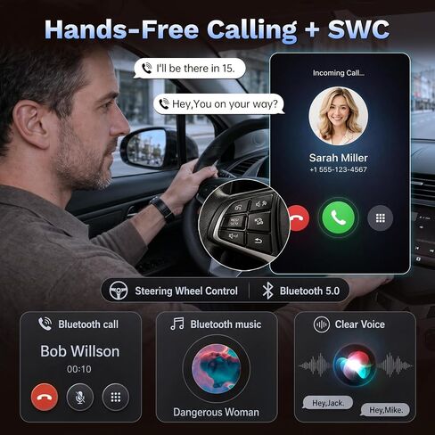 [8Core 4GB+64GB] Car Radio Stereo for Ford F150 2015-2020: 12.1'' Replacement Tesla Style Head Unit with Wireless CarPlay Android Auto Bluetooth 5G WiFi GPS Navigation DSP RDS FM AM Backup Camera in Kuwait