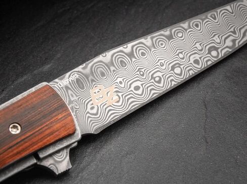 Boker Plus Urban Trapper Cocobolo Damasteel Pocket Knife in Kuwait