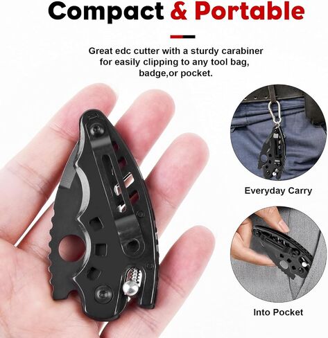 NUHUi Kids Pocket Knife Keychain Folding Knife Stainless Steel Blade Wood Handle Small Hand Tools Accessories Attachments Xmas Gift in Saudi Arabia