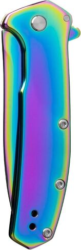 Kershaw Outcome Pocket Knife, Silver, 2.8 Inch Stainless Steel Drop Point Blade, EDC with Assisted Opening, Reversible Pocketclip, Everyday Carry Pocket Knife for Men and Women in Kuwait
