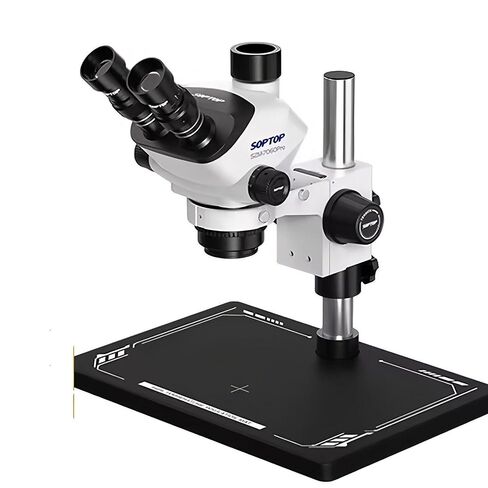 SOPTOP SZM-7060Pro Trinocular Stereo Microscope, 7X-60X Continuous Zoom in Kuwait