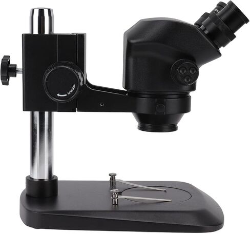 Fafeicy Binocular Stereo Microscope with 10X Eyepieces 0.7-5X Objective Adjustable LED Light for Microelectronics Mold Jewelry Observation (US Plug 100-240V) in Kuwait