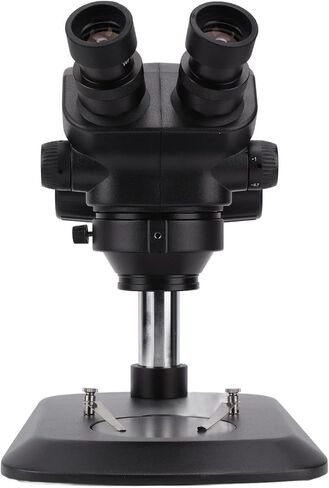 Fafeicy Binocular Stereo Microscope with 10X Eyepieces 0.7-5X Objective Adjustable LED Light for Microelectronics Mold Jewelry Observation (US Plug 100-240V) in Kuwait