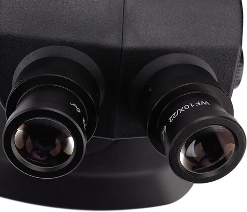 Fafeicy Binocular Stereo Microscope with 10X Eyepieces 0.7-5X Objective Adjustable LED Light for Microelectronics Mold Jewelry Observation (US Plug 100-240V) in Kuwait