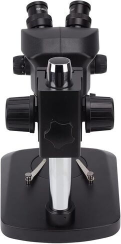 Fafeicy Binocular Stereo Microscope with 10X Eyepieces 0.7-5X Objective Adjustable LED Light for Microelectronics Mold Jewelry Observation (US Plug 100-240V) in Kuwait