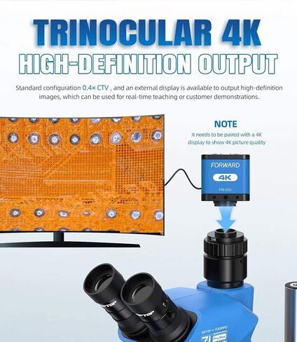 Forward FW-71Pro Max-R02 Trinocular Microscope, R02 Arm, Super DoF in Kuwait