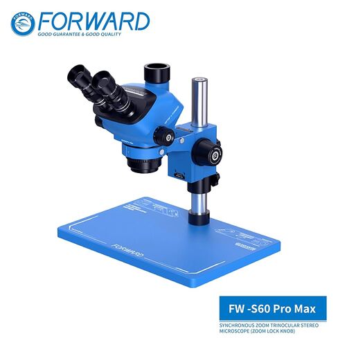 Forward FW-S60Promax Stereo Microscope, 6X-60X Continuous Zoom Pro Optics in Kuwait