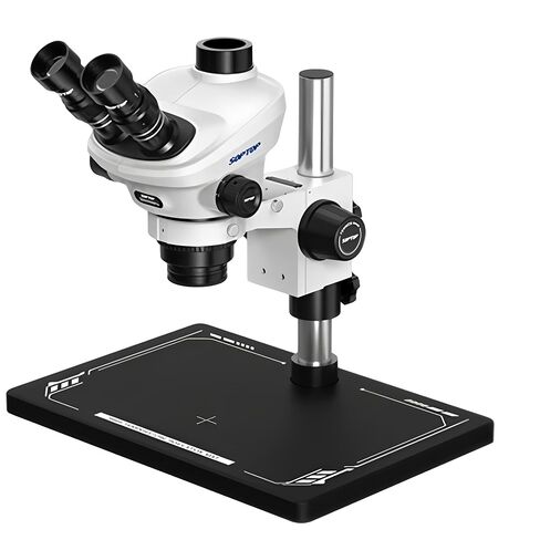 SOPTOP SZM-6565Pro Trinocular Stereo Microscope, 6.5X-65X Continuous Zoom in Kuwait